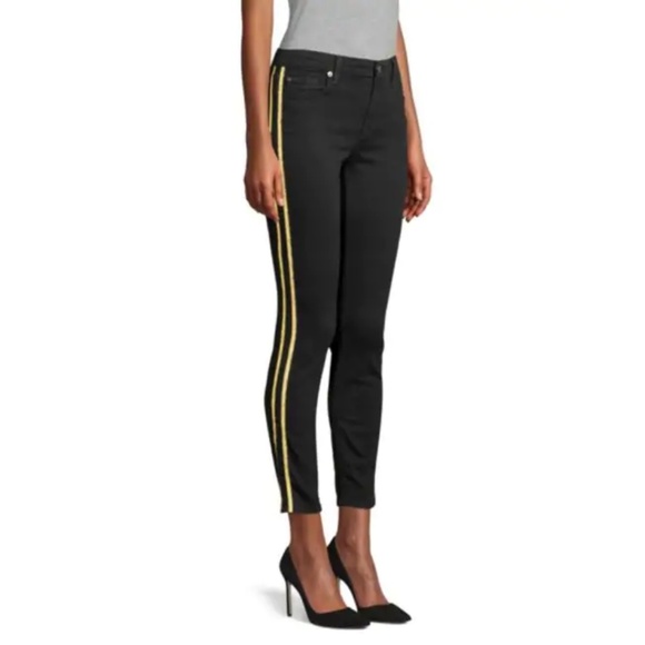 7 For All Mankind Denim - 7 For All Mankind Ankle Glitter Stripe Jeans (NWT)